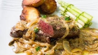 Cooking With ZongYe Ep3  Classic Steak Diane With Sautéed Potatoes [upl. by Ahgem]