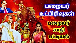 பறையர் உட்பிரிவு  பறையர் சாதி பிரிவுகள்  paraiyar caste list  sc caste list in tamilnadu [upl. by Reed789]