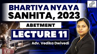 Bhartiya Nyaya Sanhita 2023 in Hindi for Judiciary Exams  Abetment in BNS 2023  Judiciary Point [upl. by Otina339]