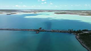 Stunning Drone Footage Over North Caicos Islands  Bridge Over Pristine Waters [upl. by Joane]