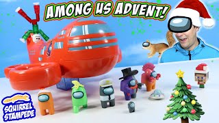 Among Us Christmas Advent Calendar Airship Countdown Review 2022 [upl. by Meggi]