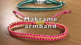 Makrame armband [upl. by Consolata]