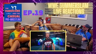 WWE SUMMERSLAM 2024 LIVE REACTION  Pro Wrestling Podcast Ep 19 [upl. by Skipper636]