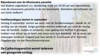 Livestream Basiliek Sint Jan  Zondag 23 juni 2024  Eucharistieviering [upl. by Duval]