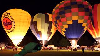 The Strathaven Balloon Festival full Evening Glow 2018 [upl. by Harness]