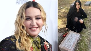 Madonna Visits Late Brother Christophers Grave in Michigan with Daughter Lourdes [upl. by Nwotna]