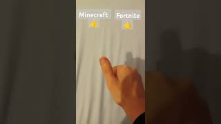 Minecraft ou fortnite [upl. by Hareehahs]