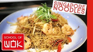 Delicious Singapore Noodles Stir Fry Recipe [upl. by Raphael]