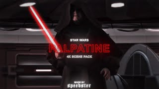 Palpatine Scene Pack Twixtor 4K No CC [upl. by Athalee]