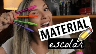 MEU MATERIAL ESCOLAR • 2016 [upl. by Ivens]