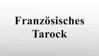 Französisches Tarock [upl. by Eilerua]