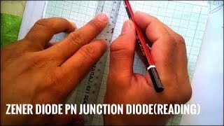 the characteristic curve of zener diode pn junction diodereading  physics practical experiments [upl. by Enos]