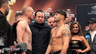 GEORGE GROVES VS JAMIE COX FULL WEIGH IN AND FACE OFF VIDEO [upl. by Homans]