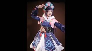 DokiDokiSR Game Genshin Impact Yun Jin Cosplay Costume Yunjin Cosplay Chinese Opera Outfit [upl. by Pohsib]