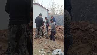 Soil compaction process for self built house foundation [upl. by Kieryt]