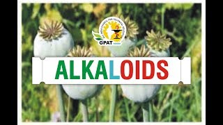 ALKALOIDS MCQS  PHARMACOGNOSY  IMPORTANT FOR GPAT2020  NIPER DRUG INSPECTOR  PHARMACIST [upl. by Shanan382]