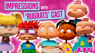 Rugrats Cast Does Impressions of Tommy Pickles Chuckie Finster amp More [upl. by Assirol]