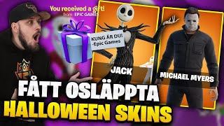 FICK OSLÄPPTA HALLOWEEN SKINS AV EPIC GAMES I FORTNITE [upl. by Ahgem]