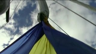 Hoisting and Dousing an Asymmetrical Spinnaker Using an ATN Sock [upl. by Astrid]