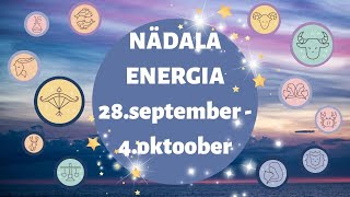 ⚡️ Nädala Energia ⚡️🌈 28september4oktoober 🌈  🔮 12 Tähemärki 🔮 [upl. by Yelime]