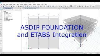 ASDIP Foundation and ETABS integration [upl. by Eedissac16]