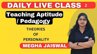 Theories of personality  Lt Pedagogy  teaching aptitude  Daily class 2  Uttarakhand LT exam [upl. by Sihtnyc]