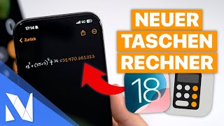 NEUE iOS 18 TaschenrechnerApp mit KIFeatures  iPadSupport  ALLE Neuerungen  NilsHendrik Welk [upl. by Basset16]