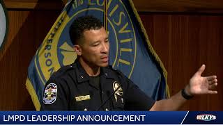 LIVE LMPD leadership announcement [upl. by Naus980]