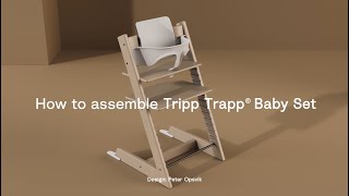 How to assemble the Tripp Trapp® Baby Set [upl. by Octavian]