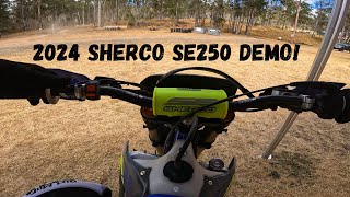 SHERCO DEMO DAY 2024 SE250 [upl. by Isaiah]