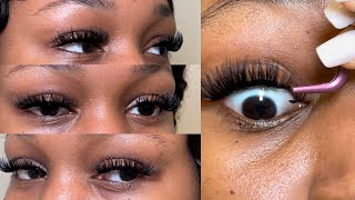 HOW TO APPLY LASH CLUSTERS UNDER LASHES  Beginner friendly [upl. by Travax546]