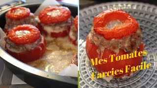 Ma Recette de Tomates farcies Facile et Délicieuse [upl. by Jude]