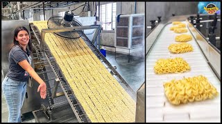 Mega Factory of Noodles 🔥 8 Lakh Packets Per Day 😱  Itni Huge Making [upl. by Cigam]