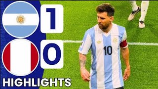 Argentina vs Peru 10  2026 FIFA World Cup Qualifiers  4K Extended Highlight [upl. by Brier974]