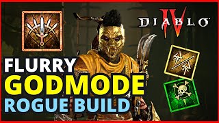 Diablo 4 Best Rogue Build  Flurry Shadow Clone [upl. by Renado251]