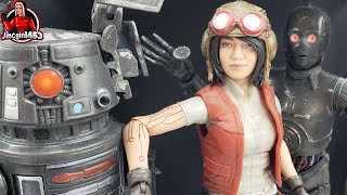 Star Wars The Black Series Doctor Aphra 000 and BT1 TBS 87 88 89 [upl. by Maxentia806]