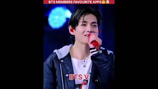 BTS Members🤯🤹Favourite Social Media Apps📳viralfacts kpop [upl. by Madella]