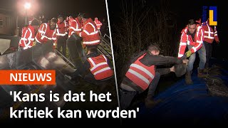 Maatregelen getroffen tegen mogelijke overstroming van de Roer in Vlodrop 😱 1Limburg [upl. by Nalon392]