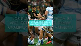 🔴 Los Pumas vs Sudáfrica EN VIVO por el título del Rugby Championship minuto a minuto [upl. by Butterfield]