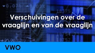 Verschuivingen over de vraaglijn en van de vraaglijn  Economie voor vwo  Vraag en Aanbod [upl. by Oberstone]