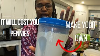 HOW TO MAKE YOUR SELF RISING FLOUR AT HOME FROM SCRATCH SAVE MONEY  SHOPPING SMART  FRUGAL TIPS [upl. by Niels500]