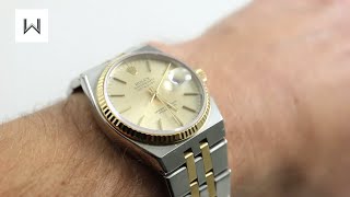 Rolex Oysterquartz Datejust 17013 Luxury Watch Review [upl. by Chaves578]