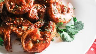 Spicy BBQ Shrimp  I Heart Recipes [upl. by Birch982]