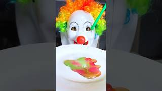 CLOWN EDIBLE BUBBLES 🫧🍭👻shorts funny comedy ytshorts tiktok viral food [upl. by Akeenat]