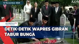 Detikdetik Wapres Gibran Tabur Bunga [upl. by Acimot999]