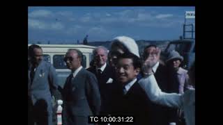 Prince Akihito amp Princess Michiko Meet Prince Juan Carlos in Spain  Visit El Escorial  Oct 1973 [upl. by Ruddy]