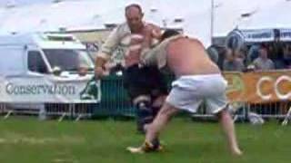 Cornish Wrestling at Royal Cornwall Show 2007 [upl. by Nirret]