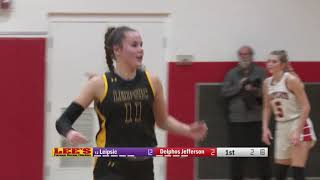 Leipsic vs Delphos Jefferson Girls Basketball 2132023 [upl. by Oniluap777]