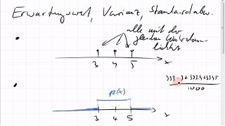 28C1 Erwartungswert Varianz Standardabweichung für eine diskrete und eine stetige Verteilung [upl. by Ariay]