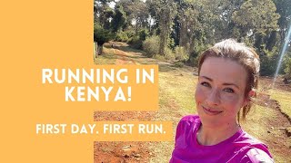 RUNNING IN KENYA  FIRST DAY IN ITEN AND THE FIRST RUN at ALTITUDE [upl. by Ellehctim]